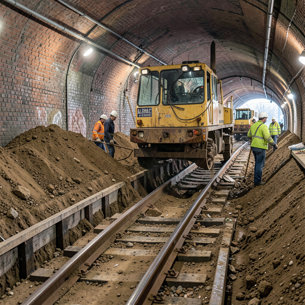 Gledholt Tunnel track lowering closes West Yorkshire railway for 16 days